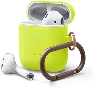 Elago Skinny Hang Case for Apple Airpods - نيون أصفر