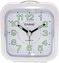 Casio TQ-142-7DF Analog Alarm Clock - White