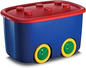 Kis Plastic Toys Storage Box, 46 Liter - Multi Color