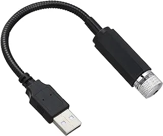 سيارة USB ضوء الليزر الغلاف الجوي المحيط ستار العارض ضوء الليل سيارة الداخلية LED أضواء الزخرفية قابل للتعديل سقف السيارة الخفيفة