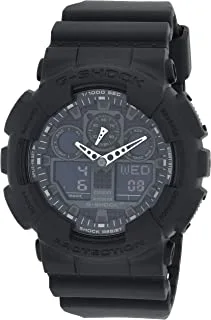 Casio Men's Dial Resin Band Watch - GA100-1A1, Quartz