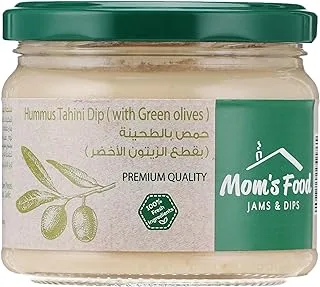 Mom's Food Hummus Dip with Green Olives Jar - 300 Gm