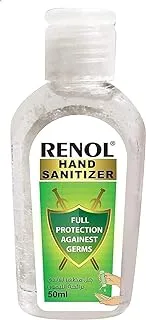 Renol hand sanitizer gel with lemon fragrance - 50 ml