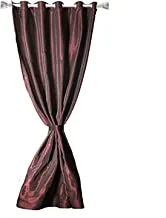 Penguin Classic Silk Curtain 140*250 - Maroon 1.00 Piece