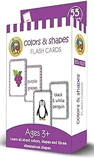 Fluffy Bear ED-1022 Colors and Shapes Cards - Multi Color