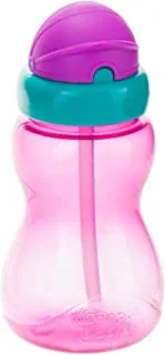 Canpol babies Sport Cup with Silicon Flip-top Straw 270ml pink