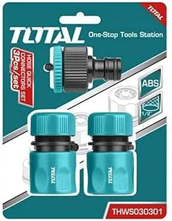 TOTAL Hose QUICK CONNECTORS SET 1/2 inch 3PCS THWS030301