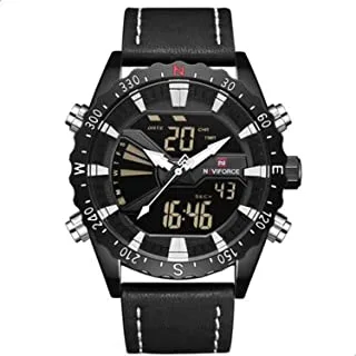 Naviforce Analog-Digital Mens Watch (black Dial,Black Colored Strap)