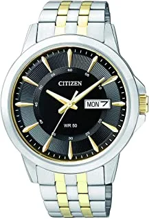 Citizen Dress Watch for Men, Quartz Movement, Analog Display, multi Stainless Steel Strap-BF2018-52EE