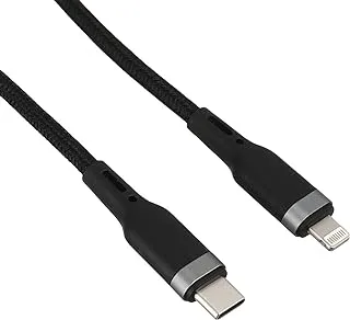 WIWU PT04 Platinum USB-C To Lighting 1.2M Cable, Fast Charging, Data sync, Super durable - Black