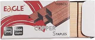 Eagle 24/6 copper staples - pack of 1000 pcs.