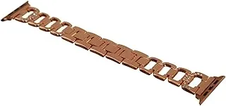 Great Case Metal Strass Watch Band 42/44 mm For iWatch 1,2,3,4 - Copper