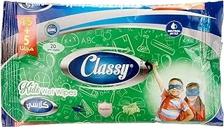 Classy kid wet wipes - 20 wipes