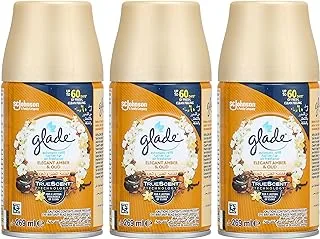 Glade automatic refill, pack of 3 - elegant amber and oud