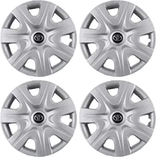 Full Rim Cover Set, 14in Aerodynamic 4 Pcs Lightweight - Toyota - Silver