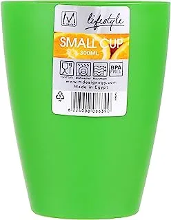 M-Design Lifestyle Plastic Cup, 300 ml - Green