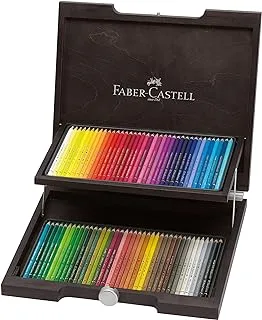 Faber-Castell 110072 Pencil Polychromos Wood Case, 72 Colour