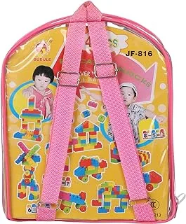 BUBULE JF-816 Educational Blocks with Bag for Kids - Multi Color