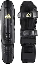 Adidas super pro shin-n-ship contrast front logo shin guard - black and gold, xl