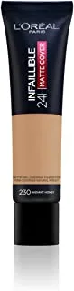 L’Oréal Paris L'Oréal Paris Infaillible 24H Matte Cover Foundation 230 Miel Eclat - Oil Control, High Coverage​