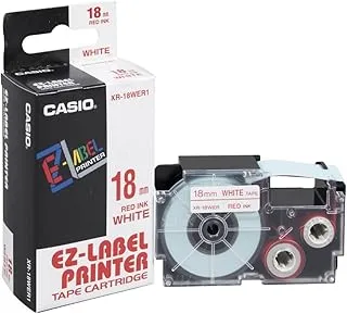 Casio xr-18wer1-w-dj printer labeling tape