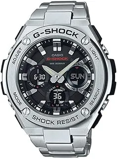 Casio Men's Dial Stainless Steel Band Watch - GST-S110D-1ADR