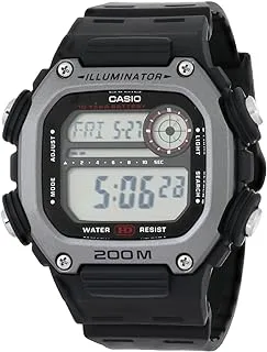 Casio DW-291H-1AVDF Resin Square Digital Watch for Men - Black