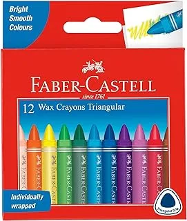 Faber-Castell Triangular 11 cm. Wax Crayons - Set of 12