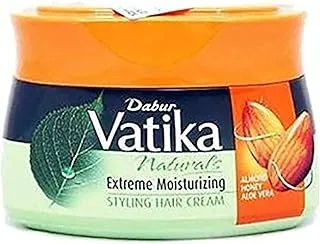 Vatika Naturals Extreme Moisturizing Style Hair Cream 65ml+10% OFF | For Dry and Frizzy Hair