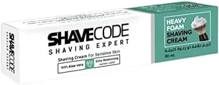 Shave Code Panthenol Shaving Cream For Sensitive Skin, 90 Ml