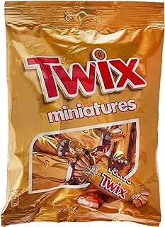 Twix minitures chocolate biscuits and caramel - 150gm