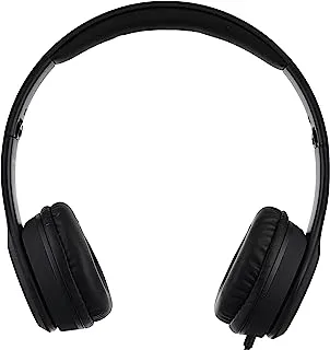 Hoco w21 - graceful charm wire control headphones - black, Wired Headset