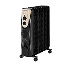 Black & decker or013fd-b9 oil radiator heater, 13 fin - 2500 watt - black - international warranty