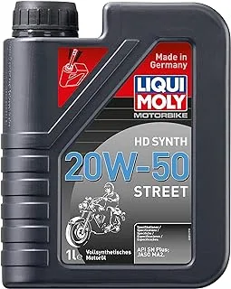 Liqui Moly HD Synthetic Motor Oil 20W-50 for Motorbike - 1 Liter