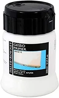 Daler Rowney Gesso Primer acrylic Color, 250 ml - White