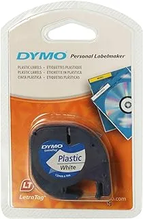 LETRATAG DYMO 12mm * 4M WHITE PLASTIC S0721610