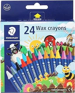 Staedtler 220 nc24 noris club wax crayons color set of 24 pcs. - multi color