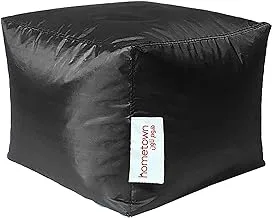 Hometown box pvc bean bag, 60x36 cm - black