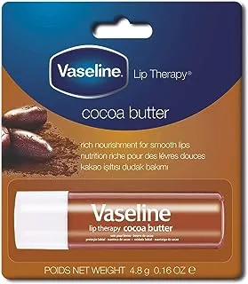 Vaseline lip therapy cocoa butter, 4.8 gm