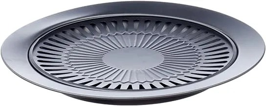 Mt large on-stove top grill, 2 pieces - grey