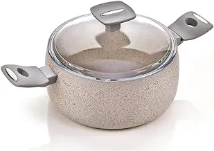 Moneta Dutch Oven 24Cm With Transparent Lid 0010782052, Beige