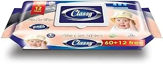 Classy skin care wet wipes - 72 wipes