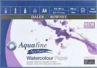 Daler Rowney aquafine a4 Watercolor Paper Pad - 12 Paper