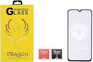 Dragon 5D Tempered Glass Anti Fingerprint Screen Protector For Samsung Galaxy A40 - Black Clear