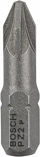 Bosch 2607001561 Extra Hard Screwdriver Bit, Pz 2, 25mm Length, Blue