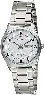 Casio MTP-V006D-7B2UDF Stainless Steel Dial Round Analog Watch for Men