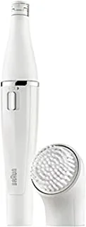 Braun Face 830 Premium Edition - آلة إزالة شعر الوجه وفرشاة تنظيف الوجه ذات الذبذبات الدقيقة - بما في ذلك مرآة مضاءة وحقيبة تجميل