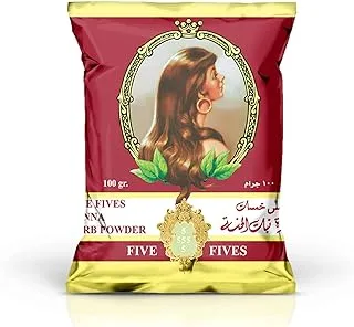 Five Fives Natural Henna Hair Color, Brown - 100 gm