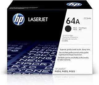 Hp 64a laserjet toner print cartridge - black, cc364a