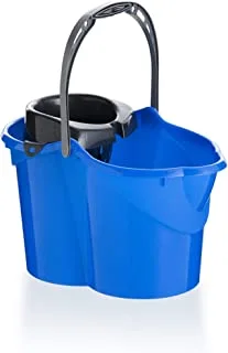 Maya Oval Bucket with Wringer 15 L Blue 09050